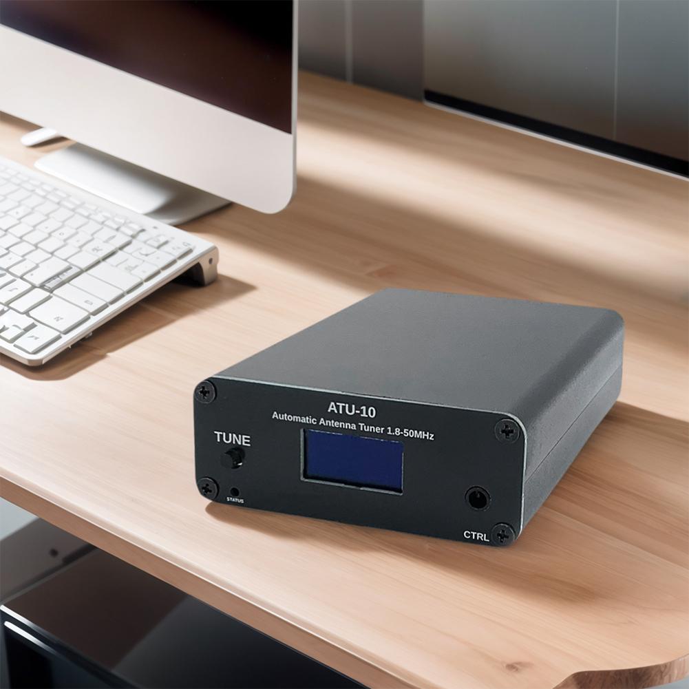 ATU-10 ATU10 QRP Antenna Tuner 1.8-50MHz Automatic Antenna Tuner 0.91 Inch OLED Display
