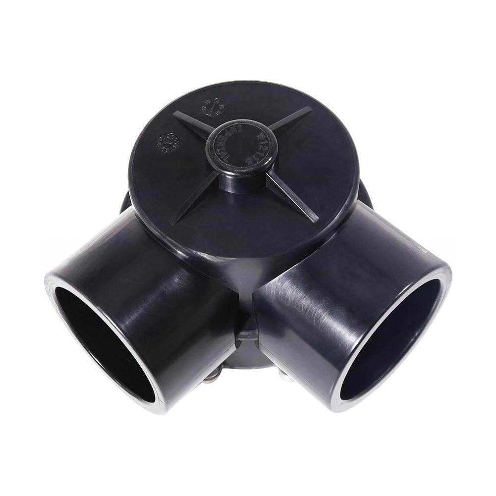 2 Inch Right Angle Two Way Plastic Valve for Pool Diverter Function and Water Control In Non-pressurized or Low-Pressure Lines