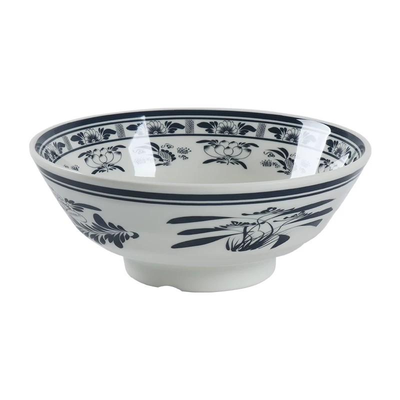 Gannian Melamine Noodle Bowl - 8.5-inch Fish Pattern