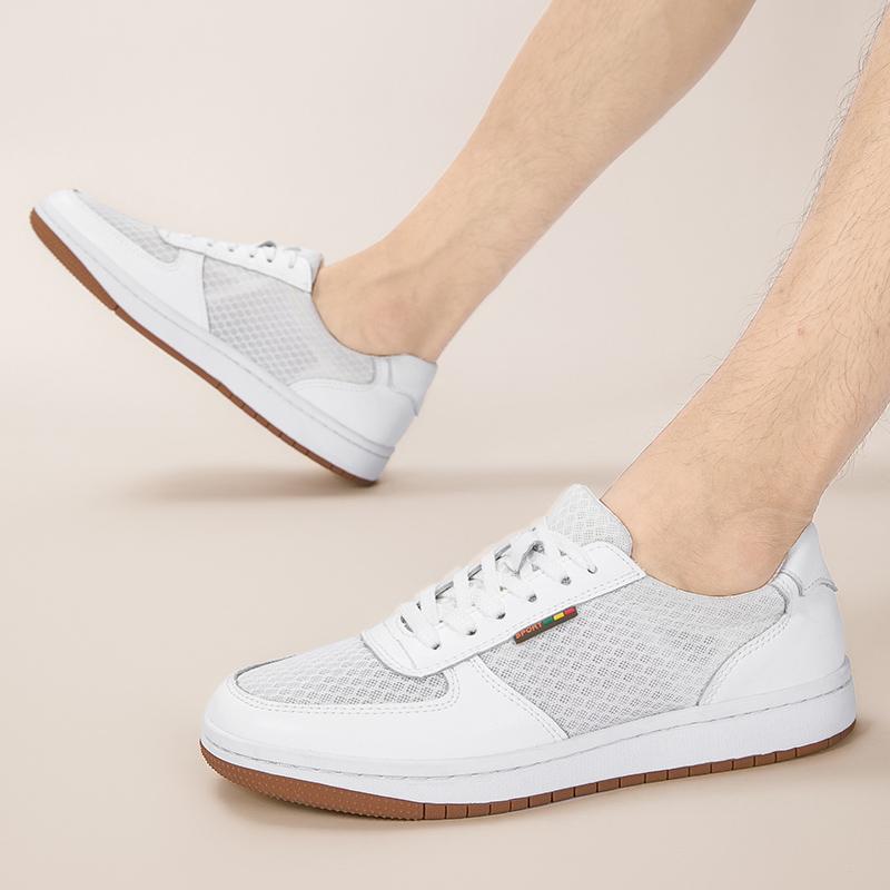 Fashion Mesh Cloth Classic Male Flats Non-Slip Walking Shoes for Men All-match Mens Breathable Sneakers 2025 New Men Casual Travel Shoes