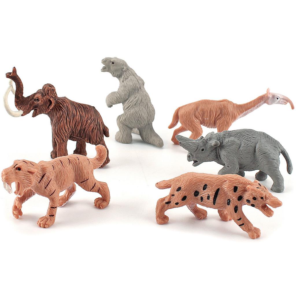 Primitive Life Tiger Elephant Models With Static Pose For Educational Use And Collectors Display