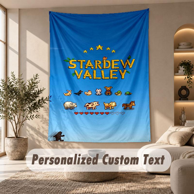 Wall Hanging Tapestry Art Cloth Bedroom Room Background DecorStardew Valley