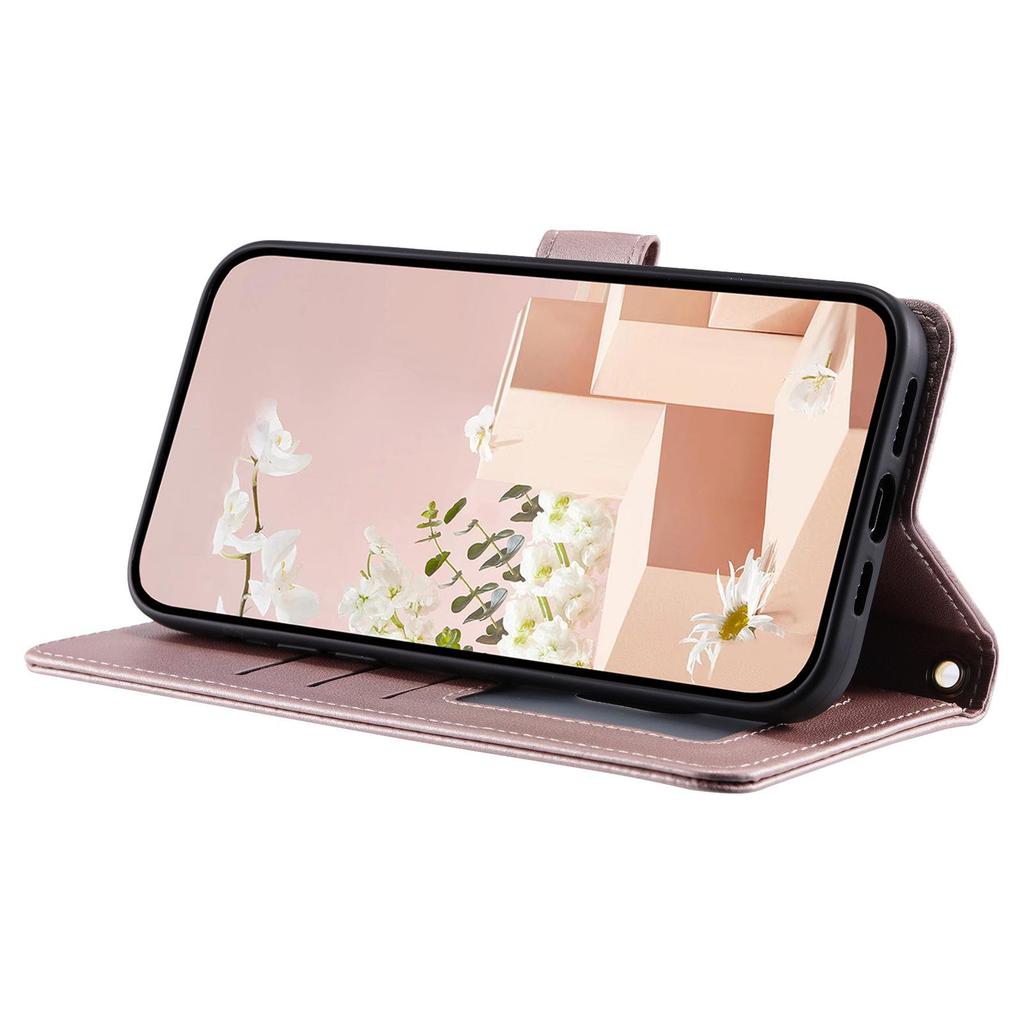 Plaid Flip Leather Crossbody Case with Card Slot & Lanyard for Google Pixel 8 Pro/8A