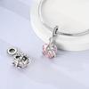 Compatible With Bangle Bracelets Diy Pendants Copper Plated Authentic Charm Bead Charms Polar Bear Moose Zebra Prayer Bead Charms Fine Jewellery Women