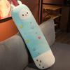 Kawaii Stuffed Long Pillow Bear Pig Penguin Rabbit Plush Toy Soft Animal Toys Cushion for Birthday Gifts
