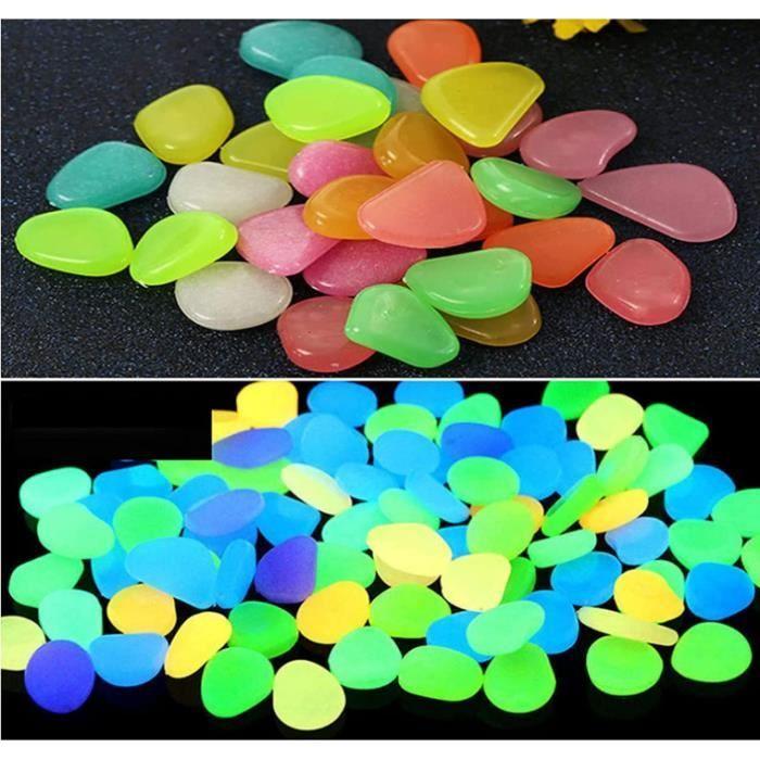 300 Luminous Stones, Aquarium Pebbles, Garden Decoration Pebbles, Luminous Stone, Fluorescent Decoration