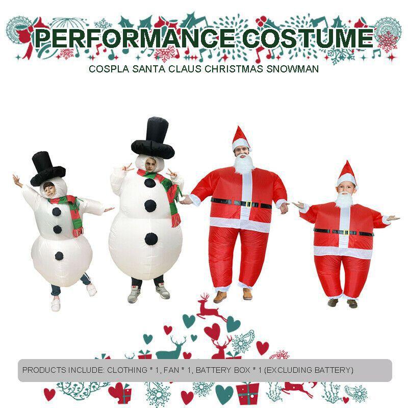Hilarious Unisex Christmas Adult Inflatable Fancy Dress Costume For Parties And Events
