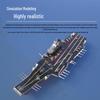 High-Difficulty Military Aircraft Carrier Building Set - Fujian Model Warship Toy for Boys
