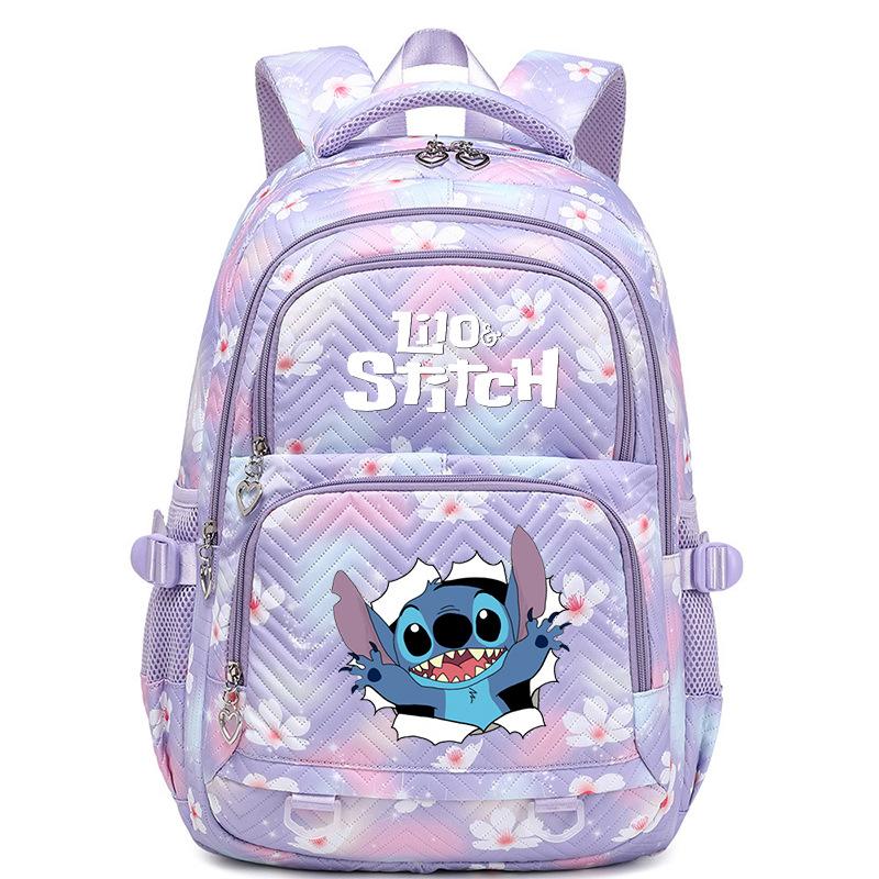 Cartoon Pattern Colorful Foreign Style Backpack Campus Male And Female Students Casual Schoolbag Animation