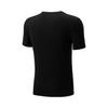 Li-Ning Badminton Series Color Block V-Neck Breathable Short Sleeve Top Comfortable Simple Mid-Waist Shorts Casual Sports Suit AATV041-1