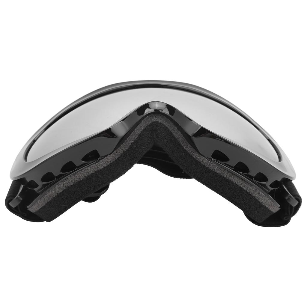 Children Ski Snowboard Goggles DoubleLayer Lenses AntiFog UV Protection Snow Goggles(Silver )