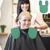 Barbershop Silicone Cutting Collar Hair Dyeing Shawl Waterproof Salon Hairdressing Neck Wrap Guard Hair Cutting Pad Styling Tool