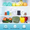 Set of 2 Wide Mouth Plastic Bottles with Lids PP Containers Jars 250ml 500ml 1000ml for Water Juice Liquid Storage Bottle