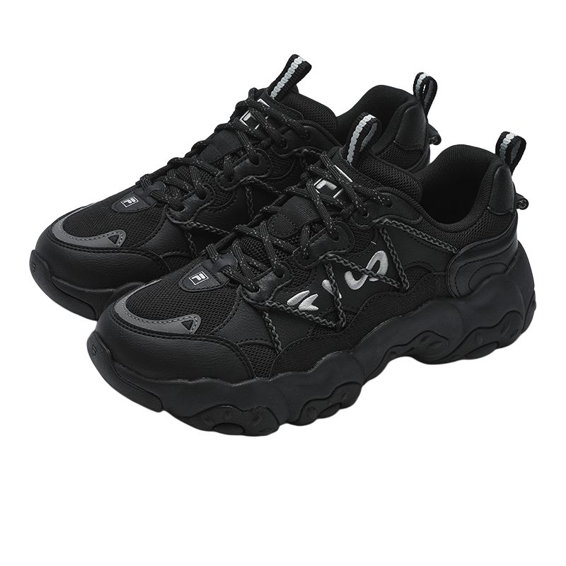 FILA Fluid 6 Cat Paw Shoes Fashion Versatile Simple Comfortable Sports Low Top Casual Shoes Women sneaker Black F12W512103FBK
