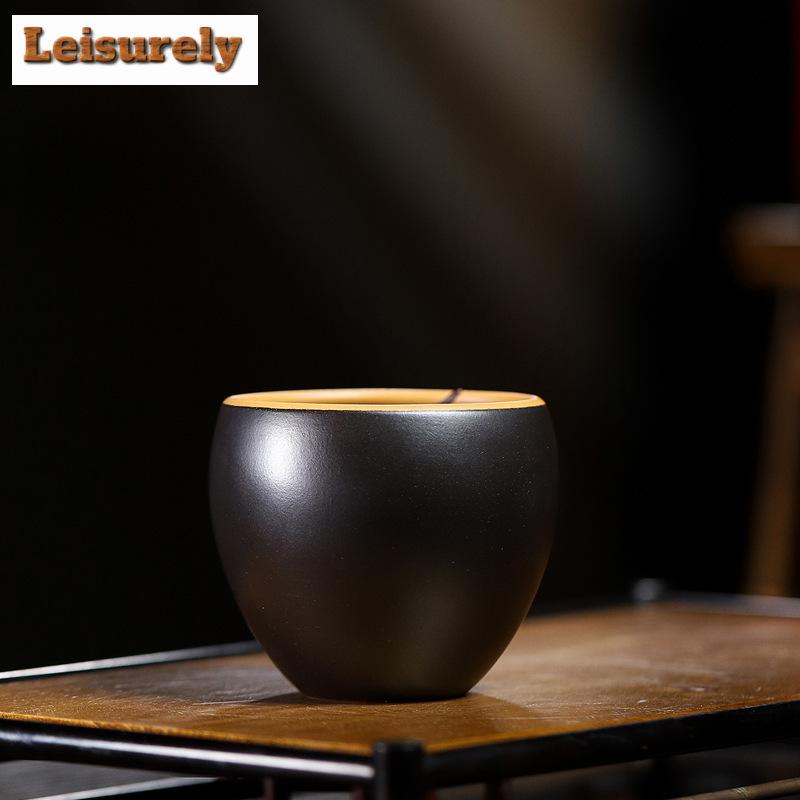180ml Ręcznie Robiona Yixing Fioletowa Glina Czarka do Herbaty Duża Pojemność Czarka Mistrzowska Degustacyjna Aromatowa Filiżanka do Herbaty Osobista Czarka do Herbaty Chazhan Zastawa Herbaciana