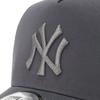 New Era 9FORTY Cap in NY Dark Graphite Free Tonal Exclusive to and Snapback Deep BB Cap with UV Protection for Trendy Functional Hat D-Frame