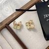 Gradient Crystal Butterfly Earrings for Women - 2025 High-End Sweet Niche Ear Clips