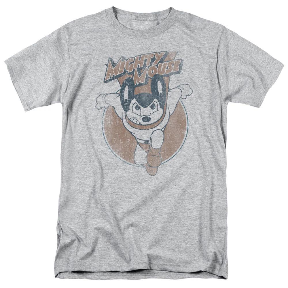 Mighty Mouse  Flying With Purpose  T-Shirt - Regular or Tank - to 5X XL