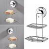 Heavy Duty Soap Tray Stainless Steel Bathroom Soap Dish Neat Storage Sponge Holder  Shower Room