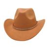 Solider und Western Cowboyhut Filzhut Wollzylinder Hut Vintage Ethnischer Hut