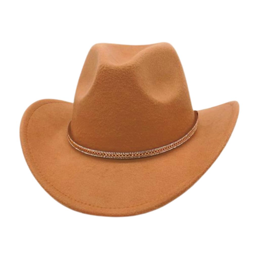 Solider und Western Cowboyhut Filzhut Wollzylinder Hut Vintage Ethnischer Hut