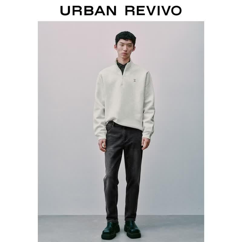 UR Men s Washed Whisker Cropped Jeans 29 темно-серого