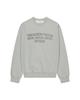 THEMUSEUMVISITOR Typogrphic Artwork Sweatshirt (Melange Grey)