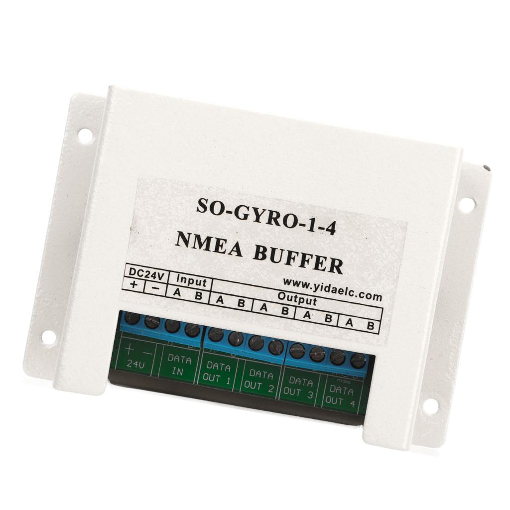 Für NMEA Puffer 1 in 4 Ausgänge Marine Serielle Leitung Splitter Isolierender Puffer Konverter Schnittstelle für 24V