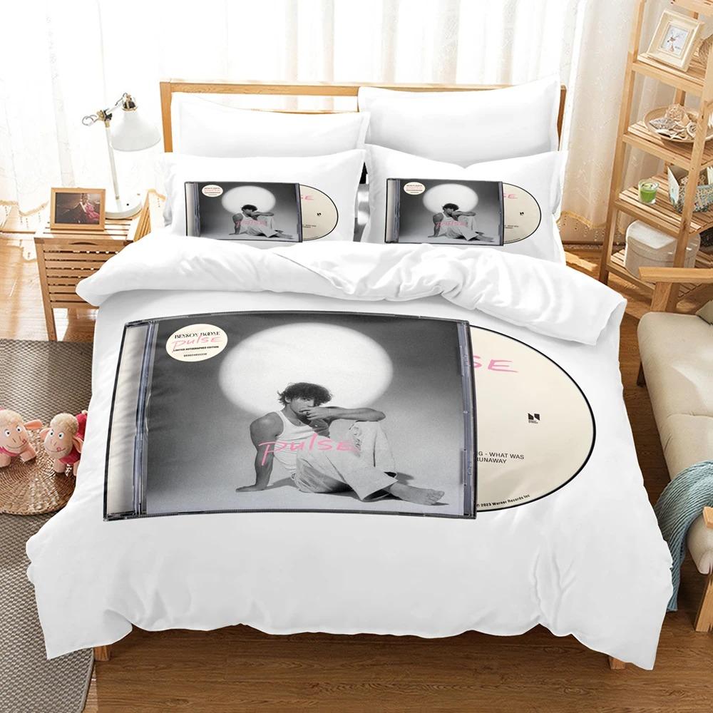 

Benson Boone Concert Bedding Collection Single Twin Full Queen King Size Bed Collection Aldult Boys Bedroom Duvetcover Collections Bed Sheet Set 24 AU Single(140x210cm)