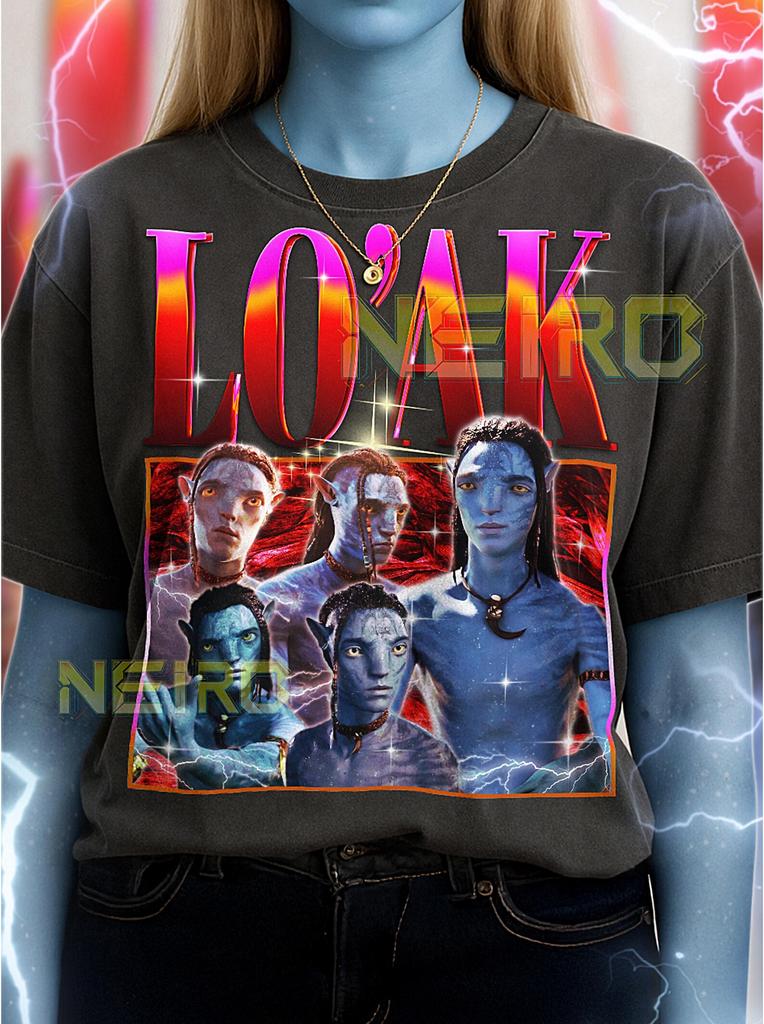 Lo Ak T-Shirt, Vintage Character Outcast Hero Sci-Fi Action Film Star Tee, 90s Retro Throwback, Lo Ak Sweater