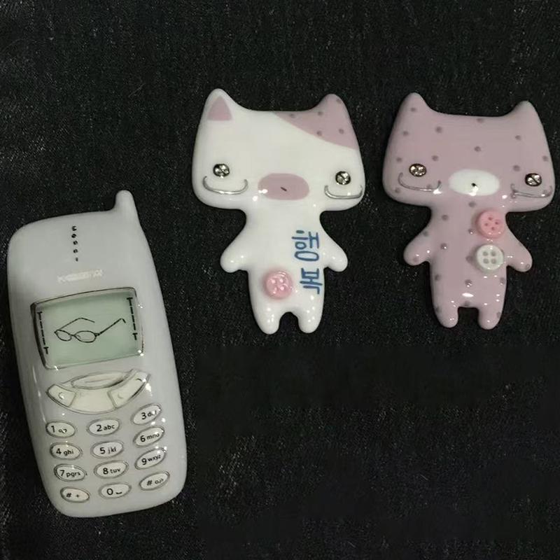 Cartoon Cat Hair Clips Y2K Lovely Polka Dot Hair Accessories  for School Wear and Gifts