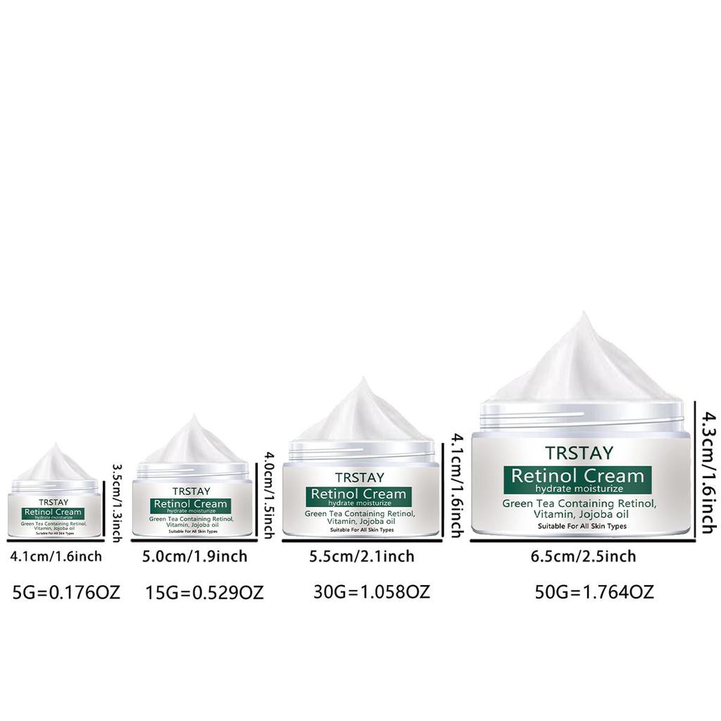 Retinolový hydratační krém, vyhlazuje vrásky, redukuje jemné linky, hydratuje a hydratuje, vyživuje pokožku a zlepšuje poškozenou pokožku