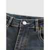 VIONA Mode Y2k Jeans Für Damen Blaue High Waist Schlag Jeans Mit Stickerei Vintage Retro Stil