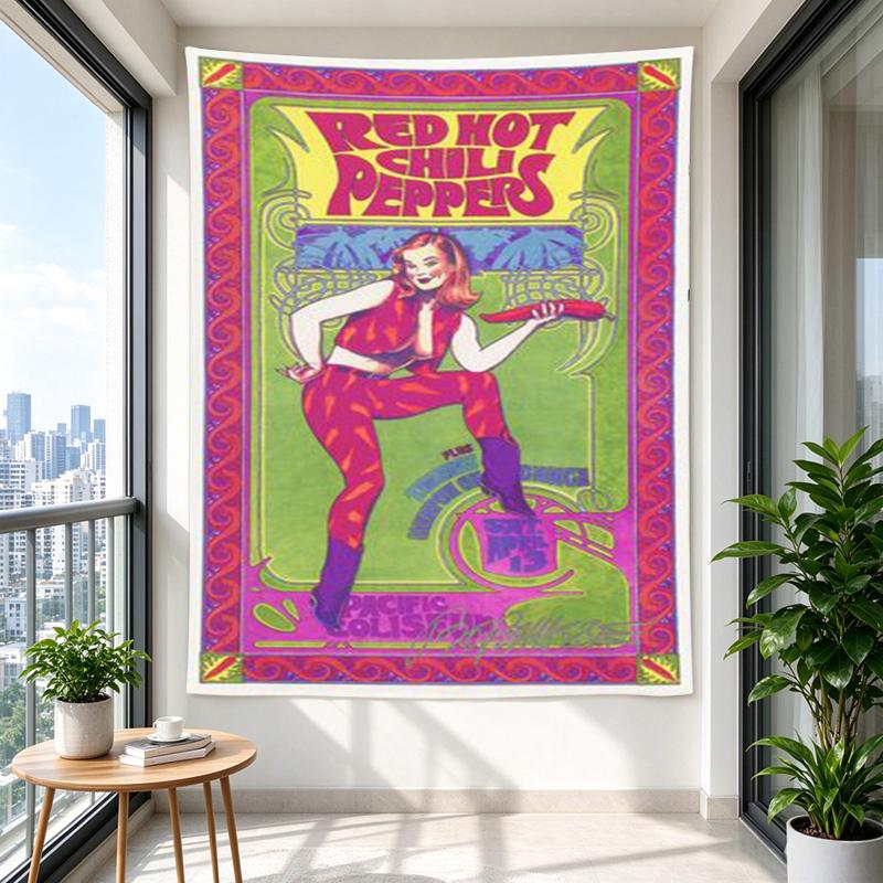 Foo Fighters Drumming Stage Wall Tapestry for Rock Music Fans Bedroom Dorm Living Room Decor