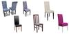 Cover Chair Thick Black Velour Size L Large High Backrest 70Cm
