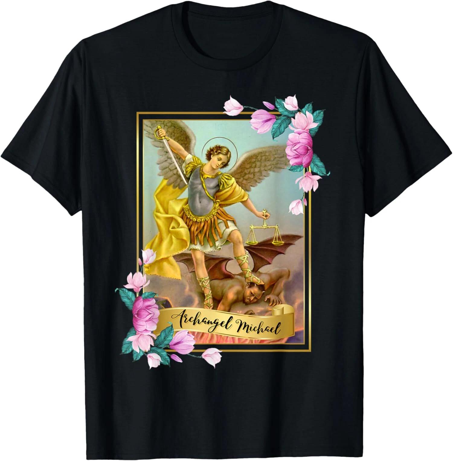 St Michael the Archangel, Protector Catholic Church Angel T-Shirt XXXL