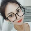 Big Size Eye Glasses Frames Women Square Shape Blue Light Blocking Glasses Women Fashion Trendy Decorative Glass