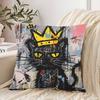 Banksy Street Graffiti Pillow Case Cushion Cover Soft Cute Throw Pillow Case For Car Sofa Pillowcase Polyester With Zipper
