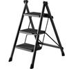 Teleskopische Klapp-A-Rahmen-Haushaltsleiter: Leicht, Multifunktional, Dreistufiges Design.