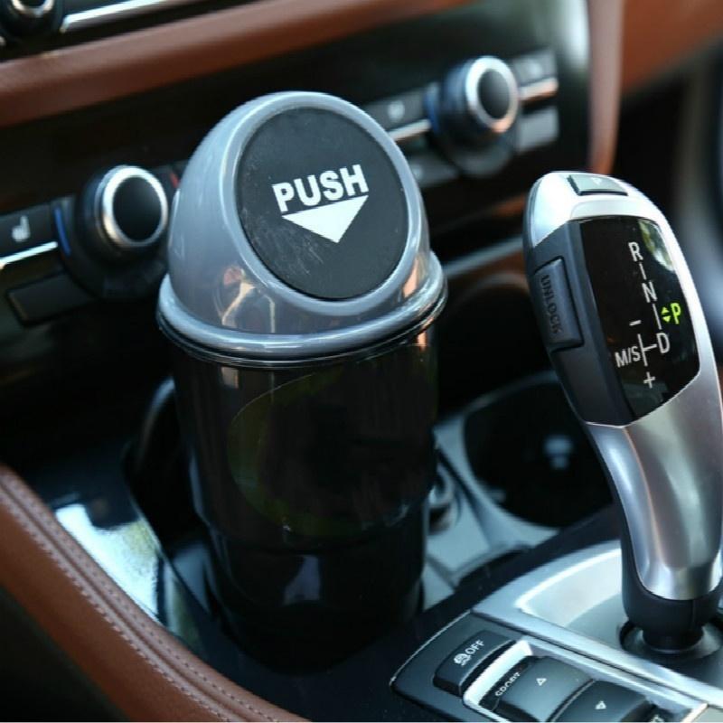 Dostępne 5 kolorów Kosz na śmieci samochodowy do przechowywania śmieci samochodowych Wiadro Automatyczny kosz na śmieci Pojemnik na śmieci Cas