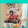Themed Santa Claus Luminous Ferris Wheel Music Box For Decoration Christmas
