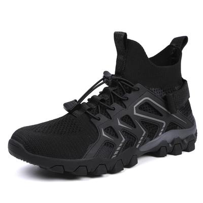 Outdoor Hiking Shoes, Water Sports Shoes, Creek Shoes, Large Size Men's Breathable High-top Mesh Hiking Shoes