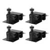 2/4pcs Multipurpose Solars Panel Gutter Mount Clip Aluminum Alloy Portable Designs for Enhances Sunlight Exposure