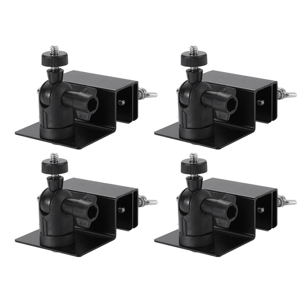 2/4pcs Multipurpose Solars Panel Gutter Mount Clip Aluminum Alloy Portable Designs for Enhances Sunlight Exposure