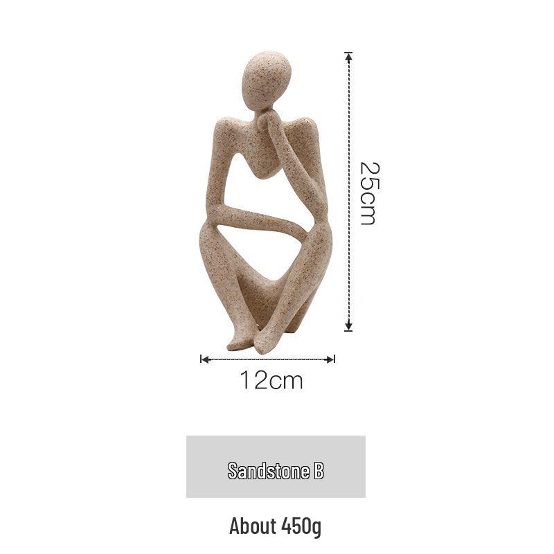 Nordic Lux Yoga Dance Figurines for Home Decor