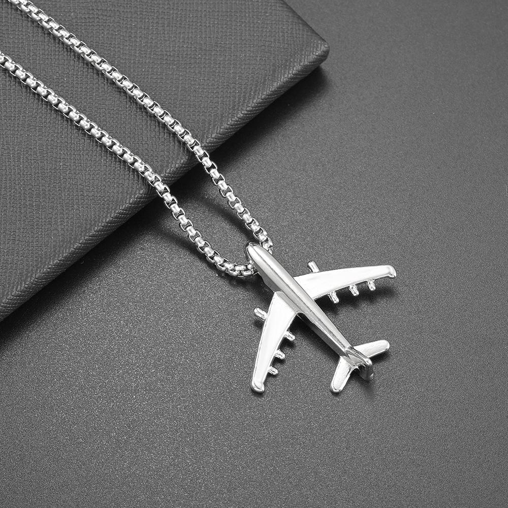 Hip Hop Necklace Men'S Titanium Steel Cartoon Men'S And Women'S Tide Pendant Personalized Street Couple Pendant Accessories