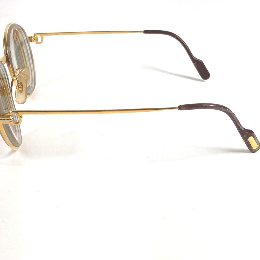 Cartier Logo Trinity Eyewear Glasses Metal Gold