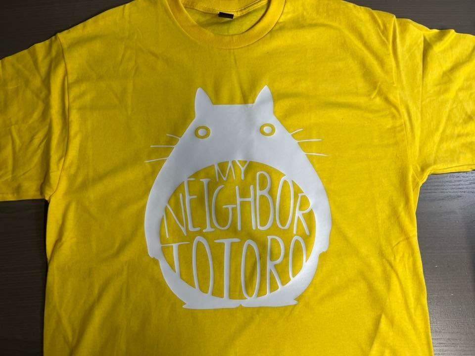 Yellow Large STUDIO GHIBLI My Neighbor totoro Anime T shirt tee XXXL