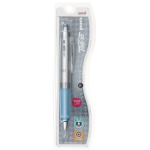 Mitsubishi Pencil Mechanical Pencil Alpha Gel 0.5 Kurtoga Stays Concentrated Blue M5858GG1P.33