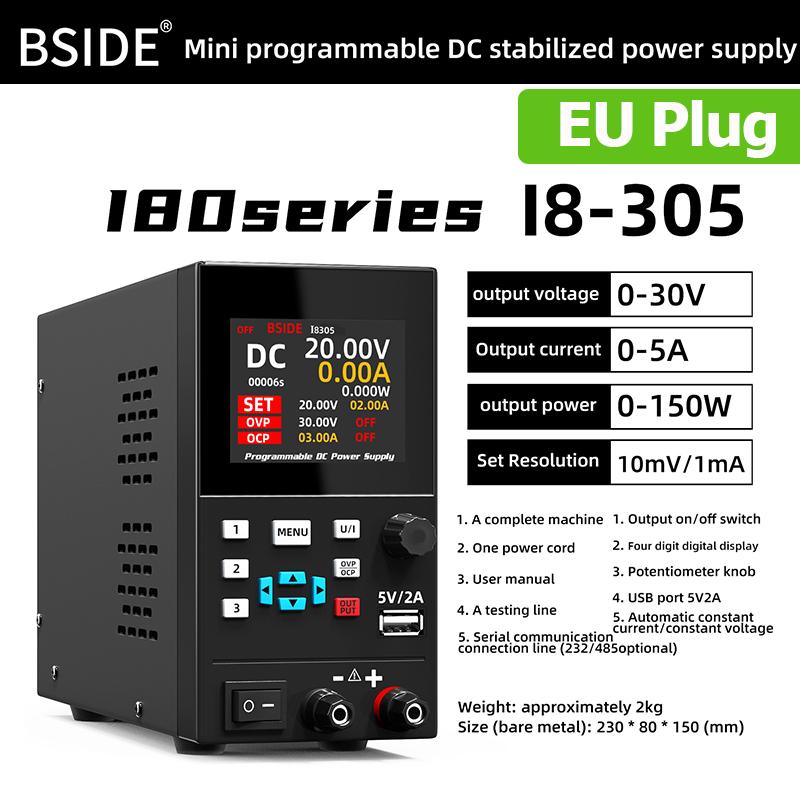 High Precision DC Regulated Power Supply Programmable Power Source Stabilized Switchable Digital Bench Power Supply Stabilizer